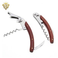 Metal and Wood Wine Opener Bottle Openers Wood