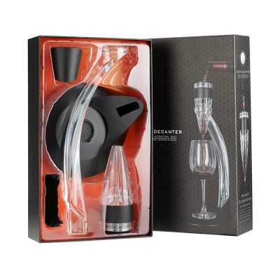 Deluxe Wine Aerator Decanter Set With Stand Together